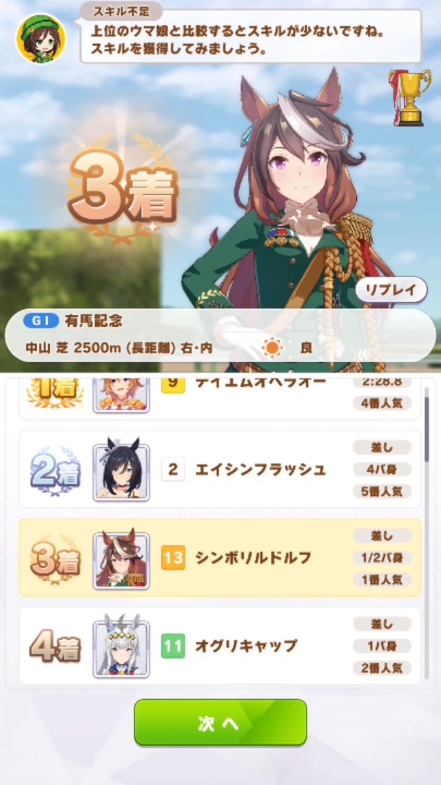 ウマ娘攻略 育成 シンボリルドルフ すまげー攻略